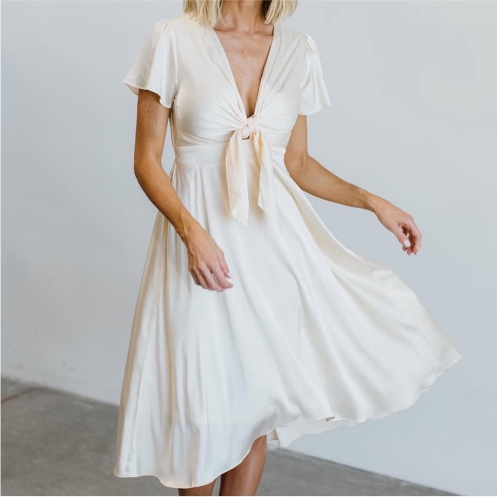 Baltic Born Poppy Satin Midi Dress